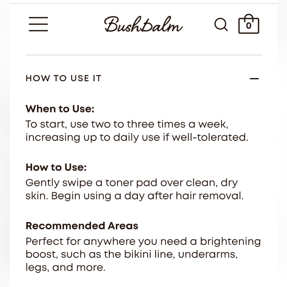 BUSHBALM Radiant Reset Exfoliating Toner Pads - Picture 4 of 5